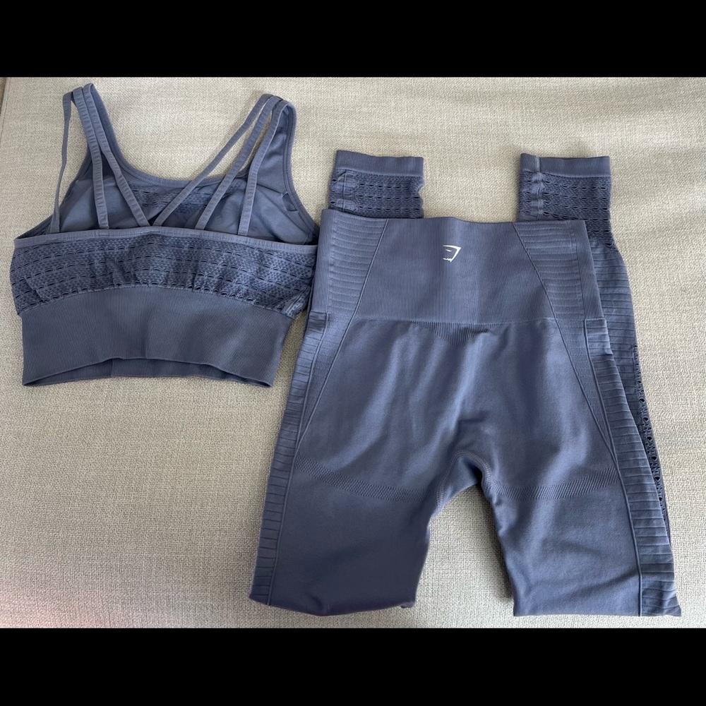 Energy seamless matching set leggings bra S